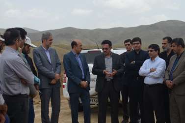 بازديد معاون هماهنگي امور عمراني استانداري كردستان و جمعي از مديران استاني از شهرك صنعتي سنندج4(سرنج 