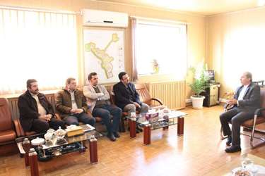 ديدار مدير عامل شركت شهركهاي صنعتي كردستان با فرماندار شهرستان سروآباد  